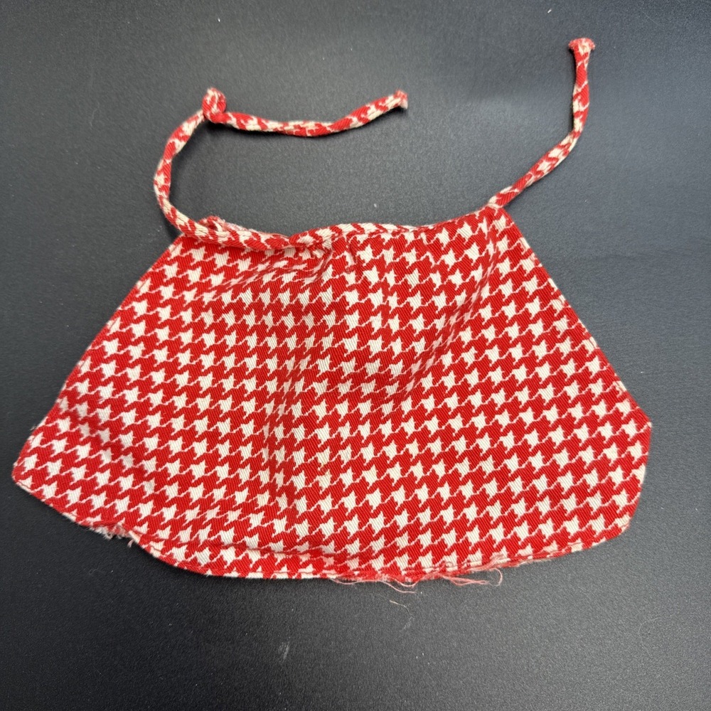 Barbie Growing Up Skipper Gingham Red Wrap Around Skirt #7259